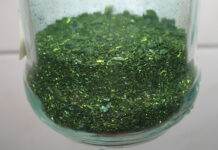 vert de malachite poudre
