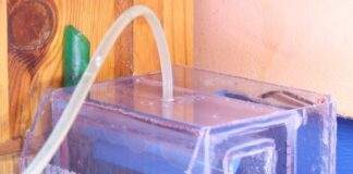 Mise en place dans le bac