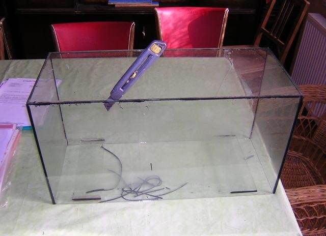 3-Astuce pour réparer un aquarium cassé